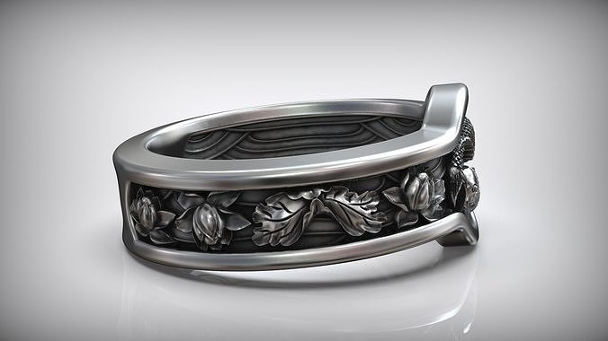 Silver Ring "Balance - Coi Fish"