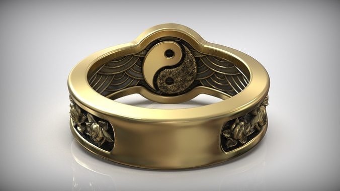 Golden Ring "Balance - Coi Fish"