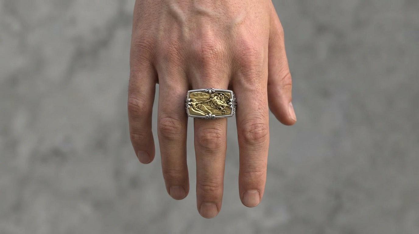 Ring "Creation of Adam"