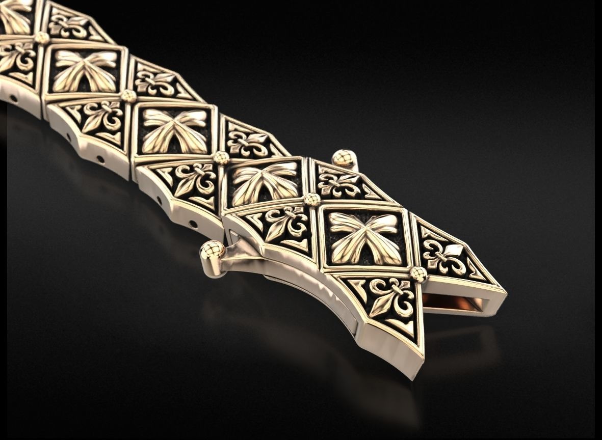 Bracelet "Fleur De Lis"